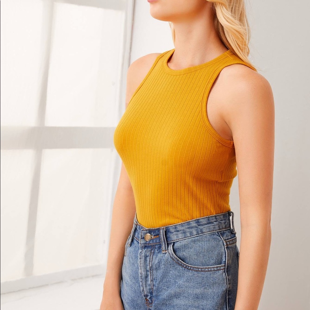 Shein yellow tank | brand new | adorable😍